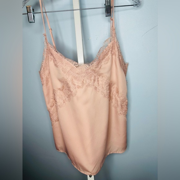 NWT Lush Lace Trim V neck spaghetti strap X-large - Picture 3 of 8